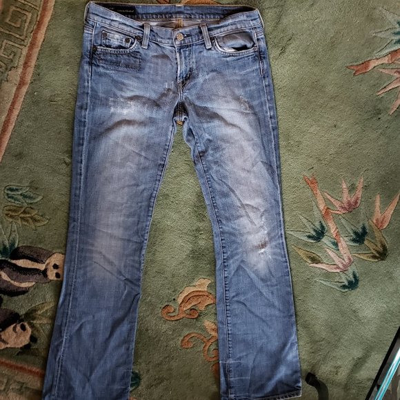"Citizens of Humanity" jeans, distressed ,28X32 - Picture 3 of 7
